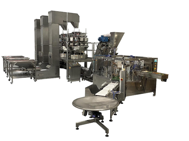 M&aacute;quina rotativa de embalaje y conteo de bolsas prefabricadas RP8-300/350CW